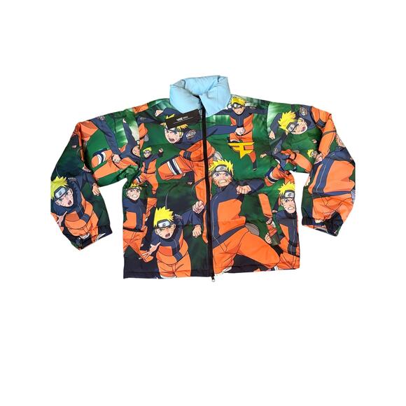 Faze x Naruto Shippuden Shadow Clone Puffer Jacket, Size S Anime-Inspired - Picture 1 of 3